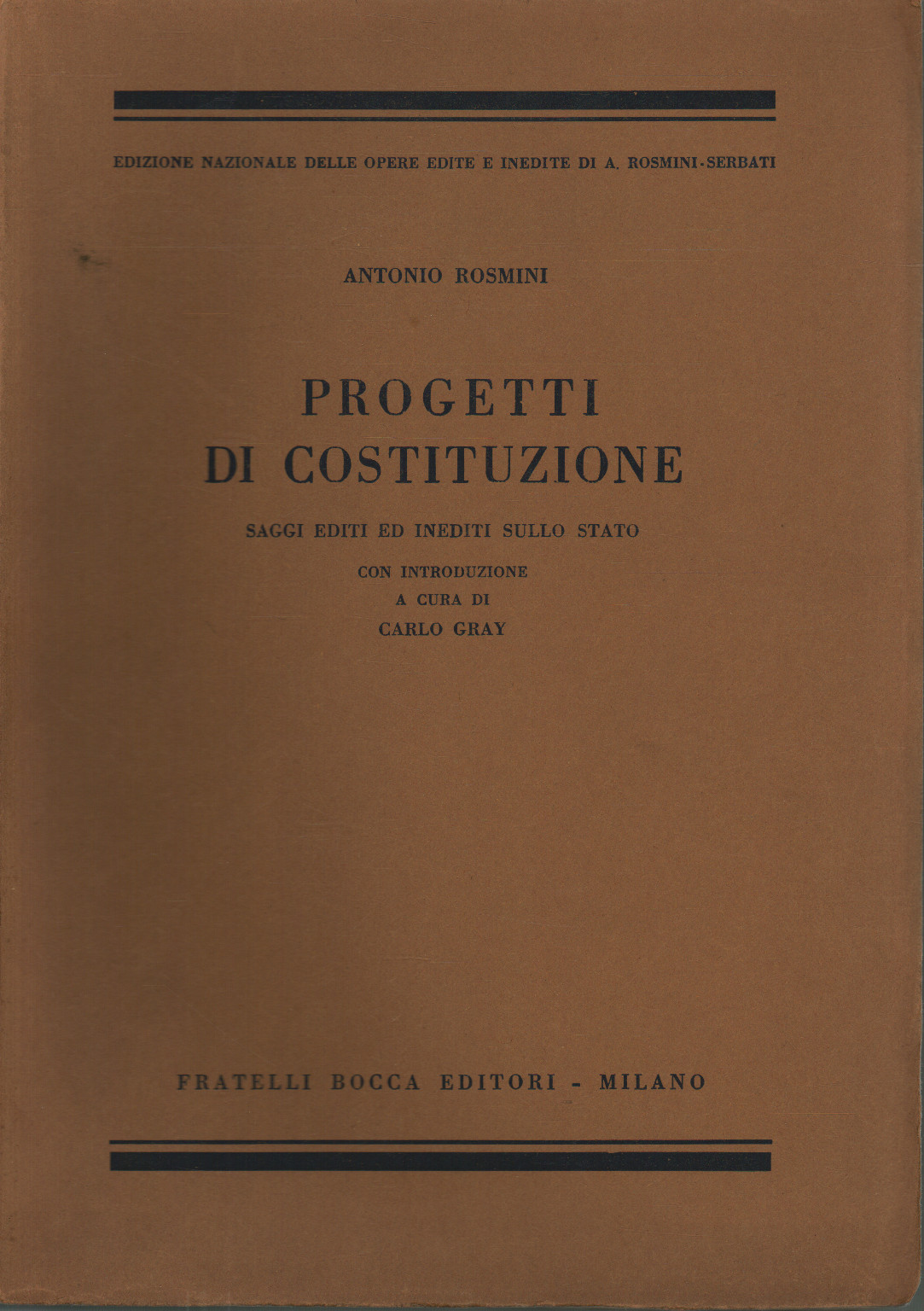 Progetti di costituzione, s.a.