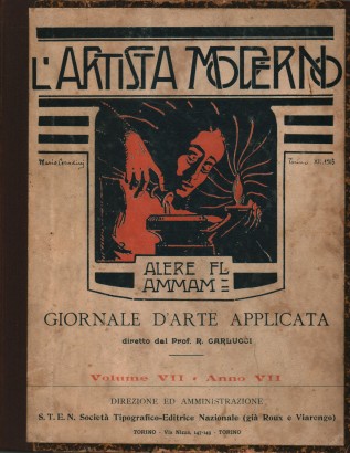 L'artista moderno Vol. VII Anno VII 1908
