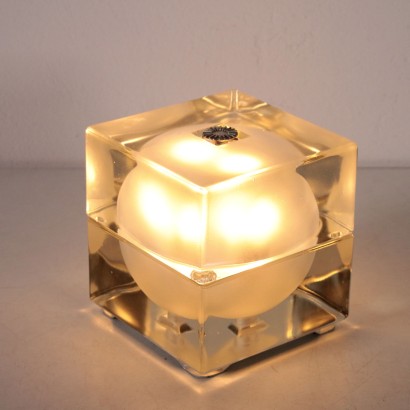 Cubosfera Table Light by Alessandro Mendini Vintage Italy 1960s-1970s