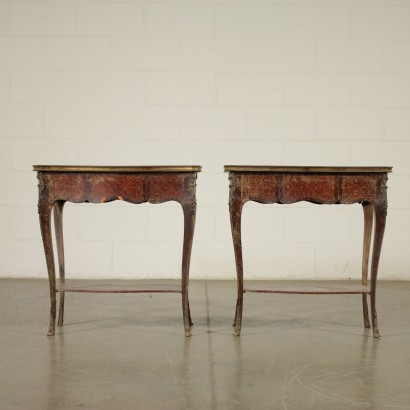 Pair of Revival Coffee Tables France Early 1900s