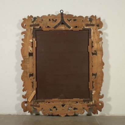 Antique Carved Mirror Italy Early 18th Century