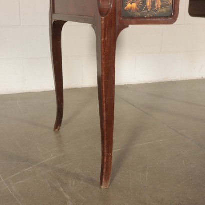 Dressing Table with Mirror Mahogany Italy Mid 20th Century