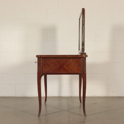 Dressing Table with Mirror Mahogany Italy Mid 20th Century