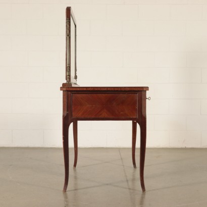 Dressing Table with Mirror Mahogany Italy Mid 20th Century