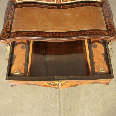 Elegant Napoleon III Writing Desk with Raised Part France 19th Century