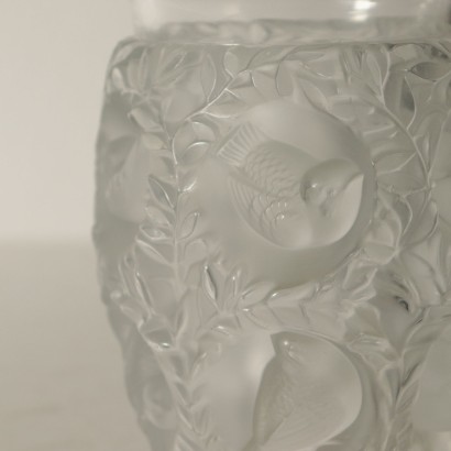 Vase Lalique René Lalique Verre Transparent Opaque France Années 40