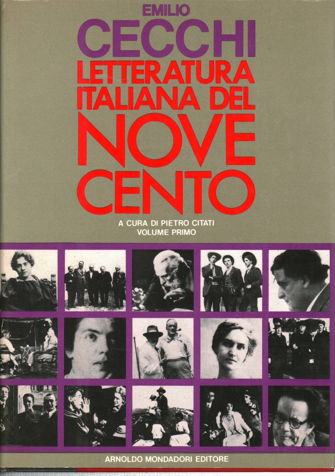 Italienischen literatur des zwanzigsten Jahrhunderts (Volume primo), Emilio Cecchi