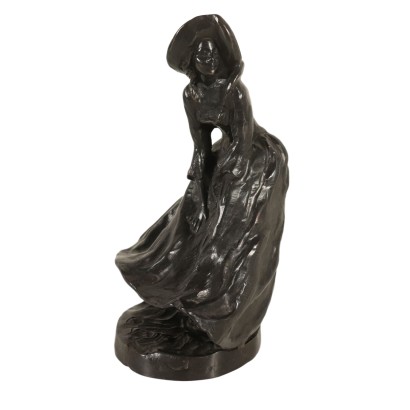 Gust of Wind Bronze Sculpture Second Half of 1900s