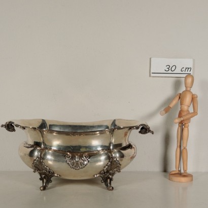 Siver Centerpiece Italy mid 20th Century