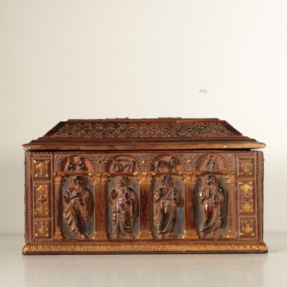 Neo-Renaissance Earthenware Case Italy 19th-20th Century