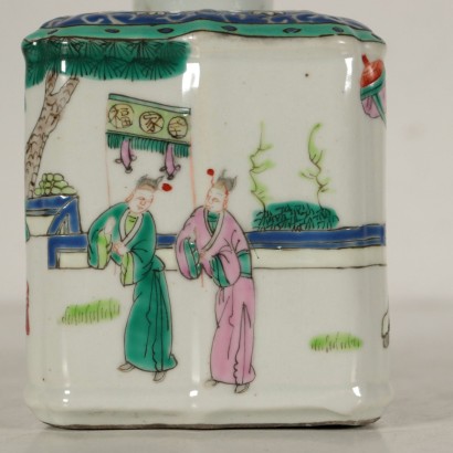 Porcelain Tea Box with Lid China 1900s