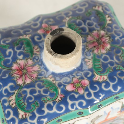 Porcelain Tea Box with Lid China 1900s
