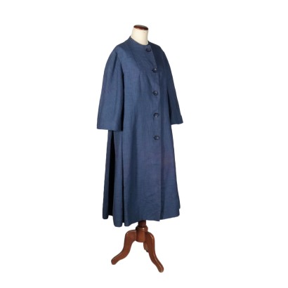 vintage, ropa vintage, vintage Milán, vintage online, ropa vintage Milán, moda vintage, vestido vintage, vintage 50s, vintage 60s, abrigo, abrigo, alta costura, Vintage Blue Coat