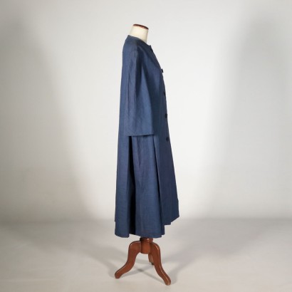Vintage Mantel Stoff Italien 1950er
