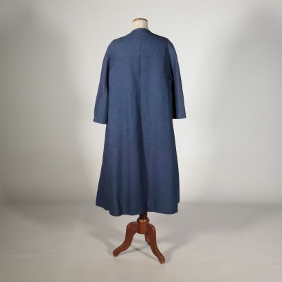 vintage, ropa vintage, vintage Milán, vintage online, ropa vintage Milán, moda vintage, vestido vintage, vintage 50s, vintage 60s, abrigo, abrigo, alta costura, Vintage Blue Coat