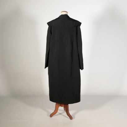 Vintage Black Coat Made in Italy 1950s