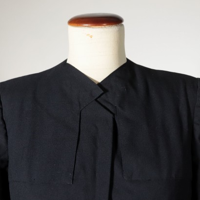 Manteau pour Femme Bleu Nuit Vintage Italie Années 50