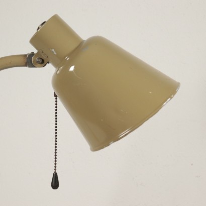 Table Lamp Metal Aluminium Vintage Italy 1950s