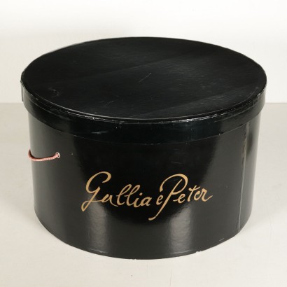 Vintage Hat by Gallia and Peter Velvet Satin Italy Milan