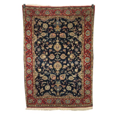 Carpet Esfahan Iran Handmade Cotton Wool Handmade 1980s