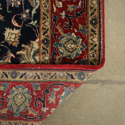 Carpet Esfahan Iran Handmade Cotton Wool Handmade 1980s