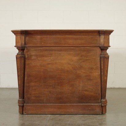 Antique Pedestal Desk Manufactured in Italy in Early 19th Century