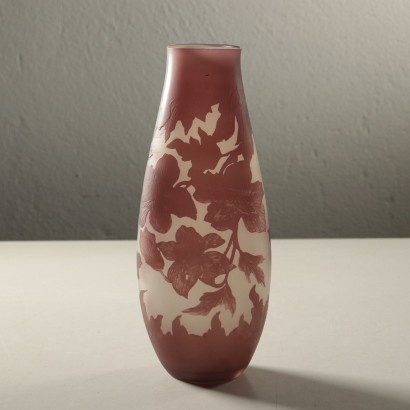 Vase en Style Art Nouveau Verre '900