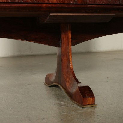 Sideboard La Permanente Mobili Cantù Rosewood Brass Glass 1960s