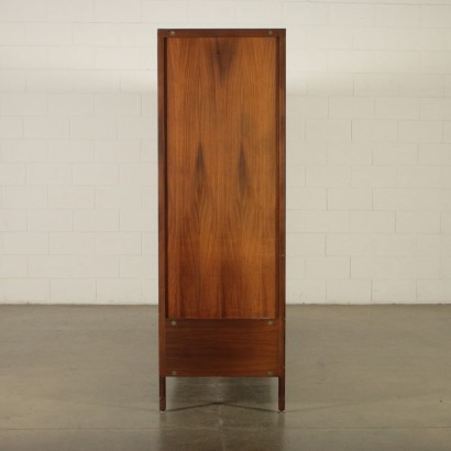 Wardrobe Rosewood and Teak Veneer Vintage Italy 1960s