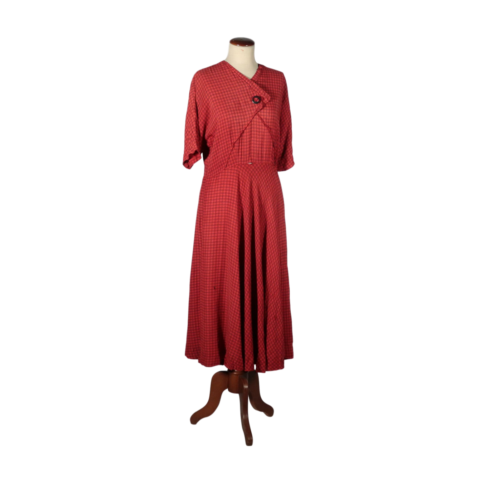 1930s sales red dress