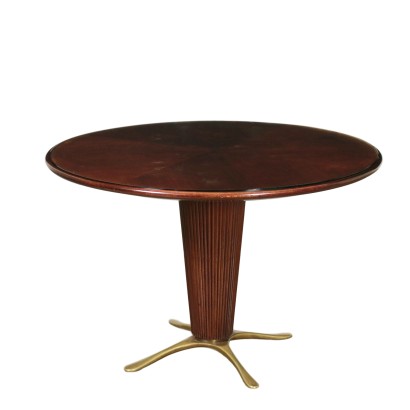 Mahogany Vintage Table Italy 1950s