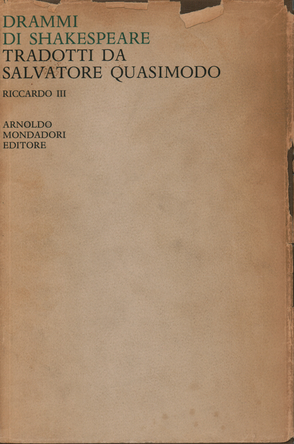 Drammi di Shakespeare: tradotti da Salvatore Quasi, s.a.