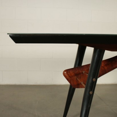 Rosewood Veneered Vintage Table Italy 1950s-1960s