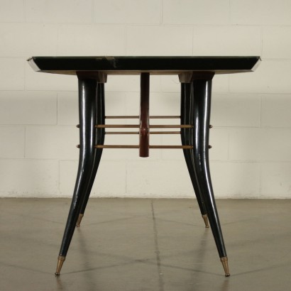 Rosewood Veneered Vintage Table Italy 1950s-1960s