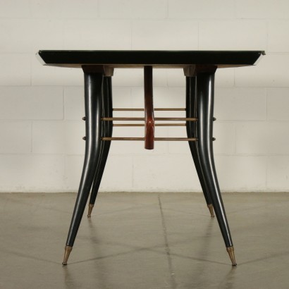 Rosewood Veneered Vintage Table Italy 1950s-1960s