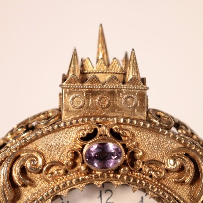 antigüedades, reloj, reloj antigüedades, reloj antiguo, reloj antiguo italiano, reloj antiguo, reloj neoclásico, reloj del siglo XIX, reloj de péndulo, reloj de pared, reloj de mesa de plata