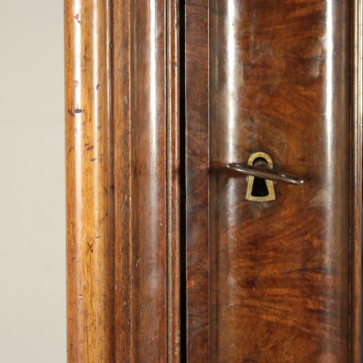 Armoire à une Porte avec Miroir Noyer Italie Deuxième quart '800