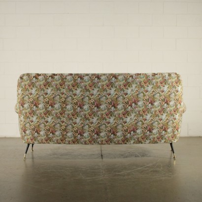 Vintage Fabric Couch Italy 1960's