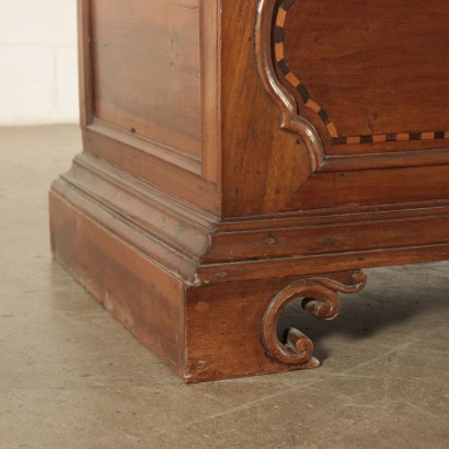 Walnut and Maple Chest Italy 18th Century