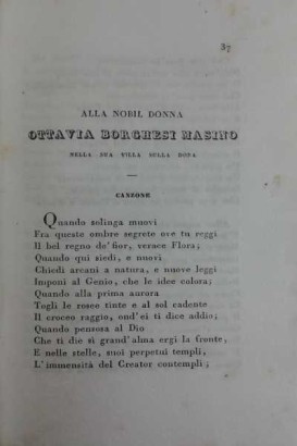 Poems lyrics of the authors, and the Genoese living