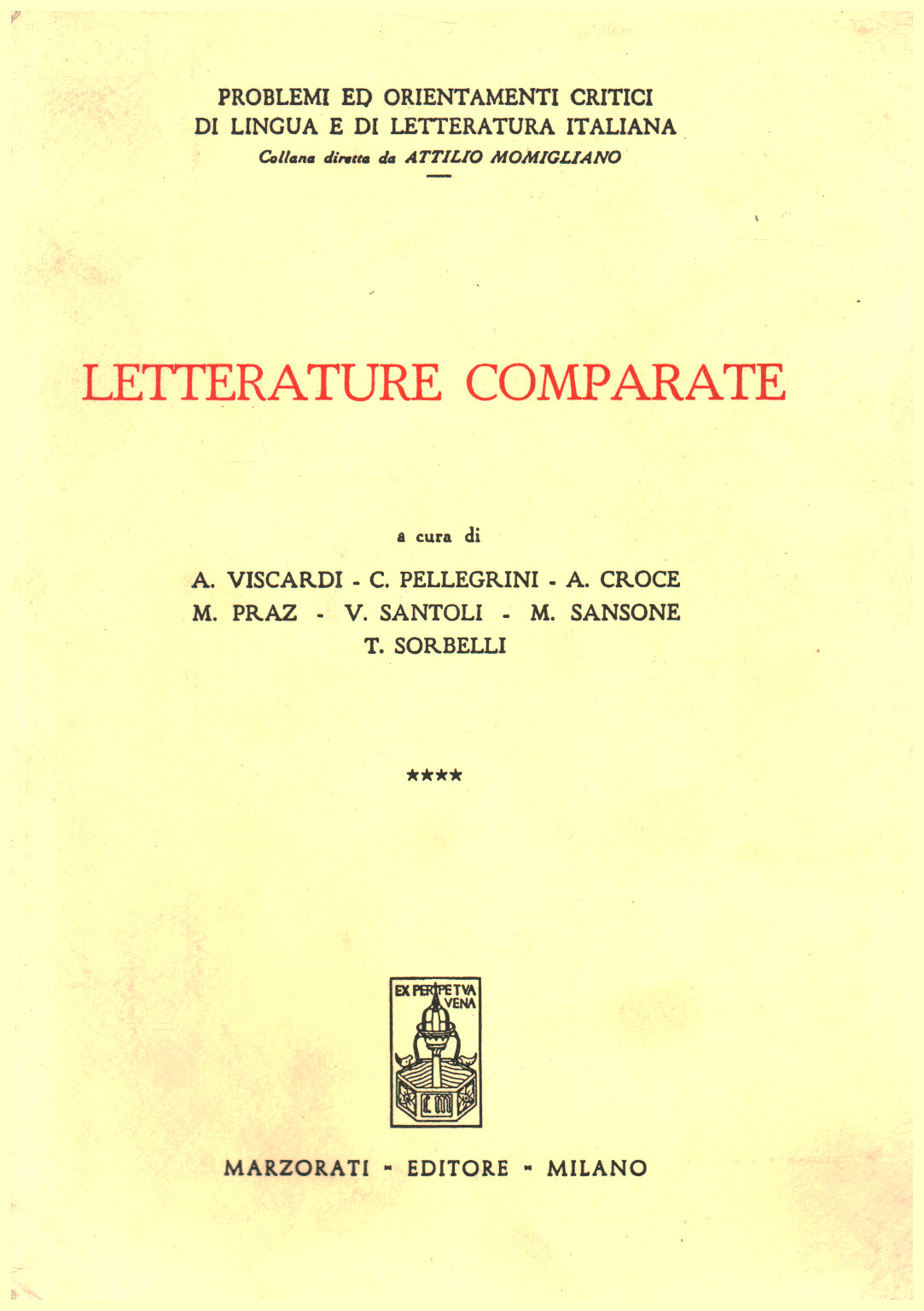 La littérature comparée, les s.un.