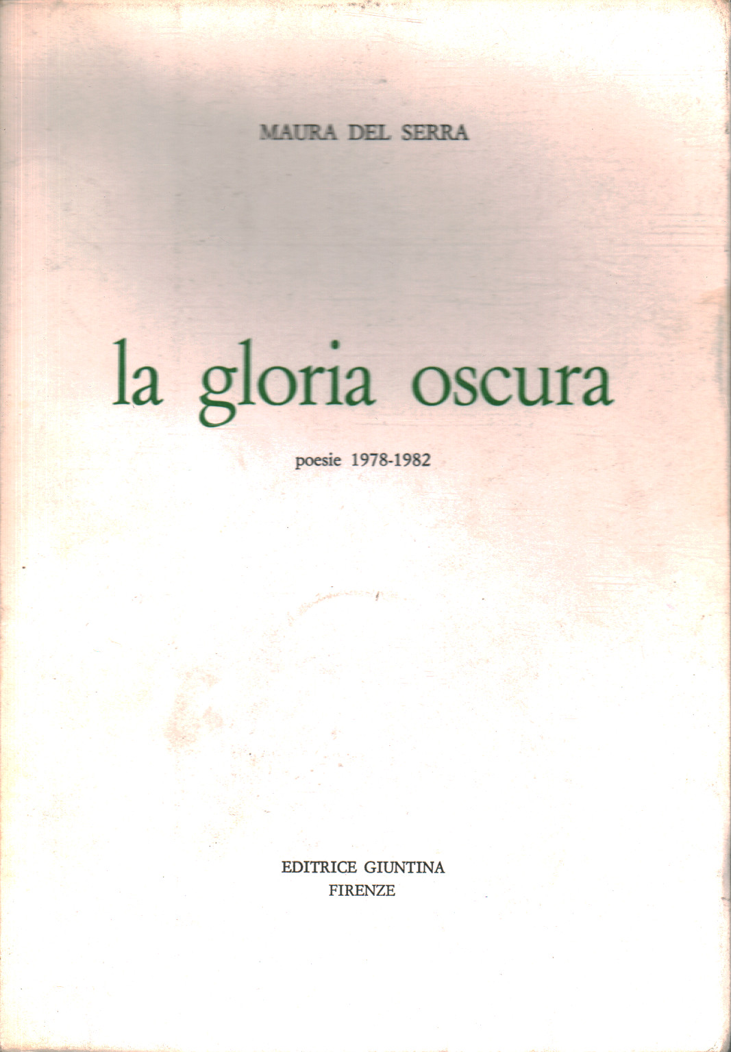 La gloria oscura, s.a.