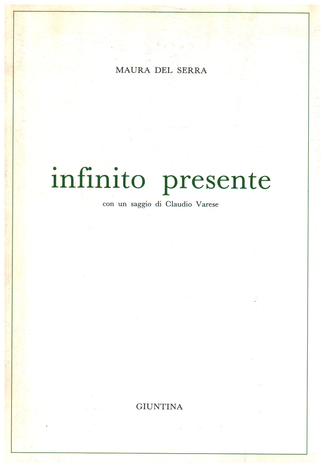 Infinito presente, s.a.