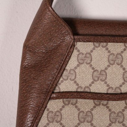 Sac Gucci Vintage Beige et Marron Années 70