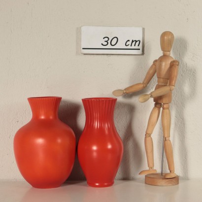 Deux Vases Richard - Ginori Céramique Italie Années 50