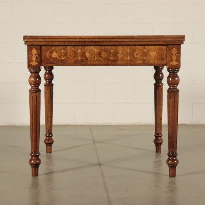 Gaming Table with Roulette Mahogany Vittorio Grifoni 20th Century