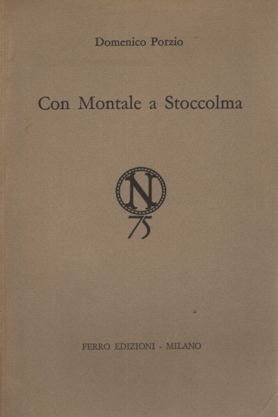 Avec Montale à Stockholm, s.a.