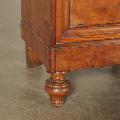 Pair of Bedside Tables Sessile Oak Italy 19th Century