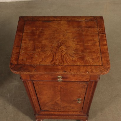 Pair of Bedside Tables Sessile Oak Italy 19th Century