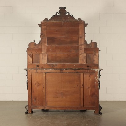 Sideboard Walnut Italy Early 1900s